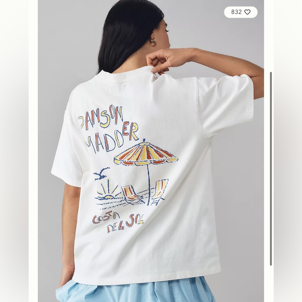 NWT Damson Madder Costa Del Sol T-Shirt